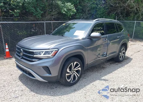 2021 Volkswagen Atlas 3.6L V6 Sel Premium z USA, uszkodzony, nr VIN 1V2TR2CA2MC540651